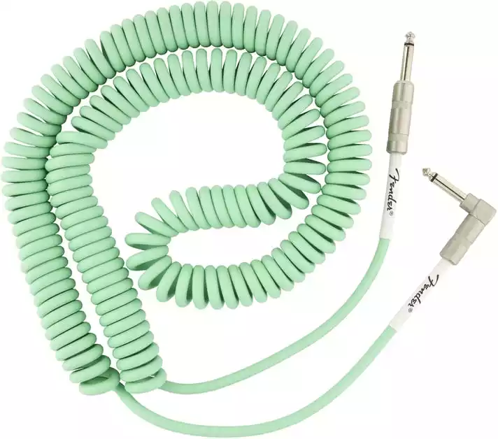 Fender Original Series Coil Instrument Cable 30 ft - Surf Green