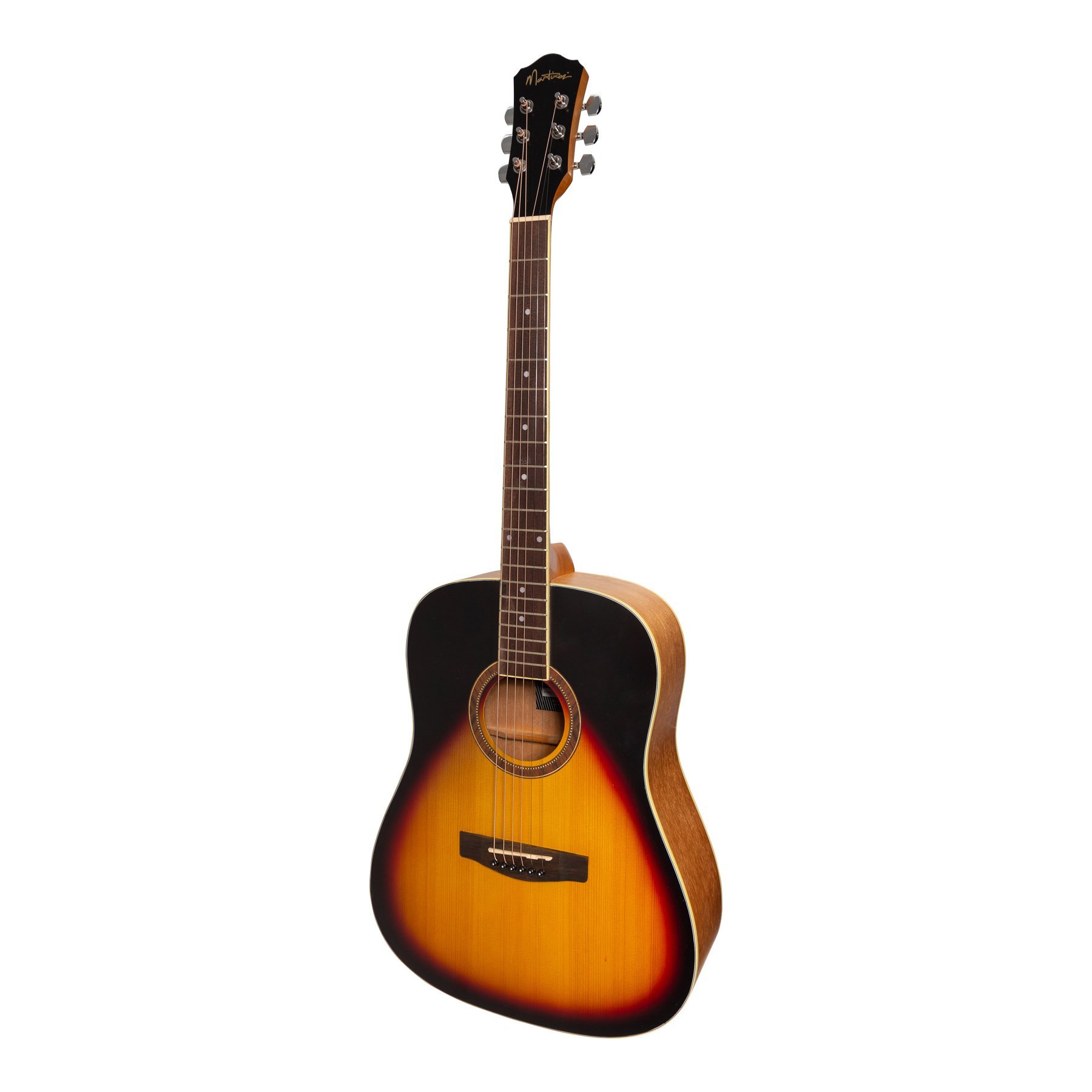 Martinez MD-41 Acoustic Guitar Sunburst – Bashs Music