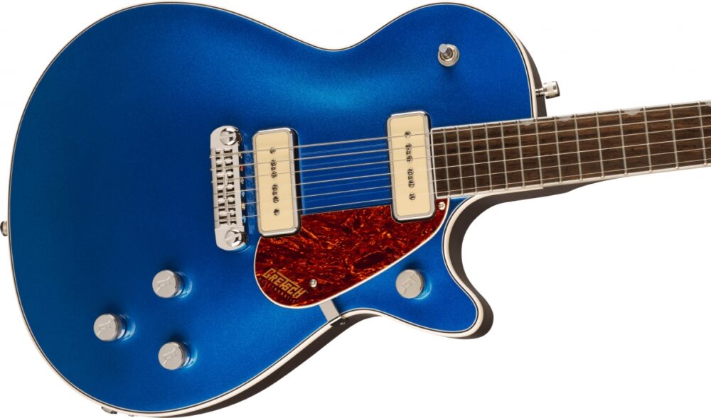 Gretsch G5210-P90 Electromatic Jet Two 90 Single-Cut with Wraparound Fairlane Blue - Image 3