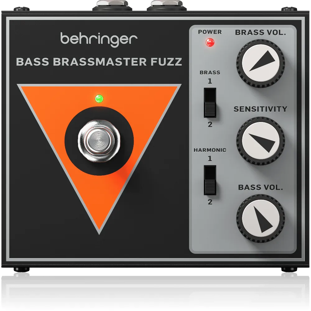 Behringer Bass Brassmaster Fuzz 72 Octave Bass Fuzz Effects Pedal