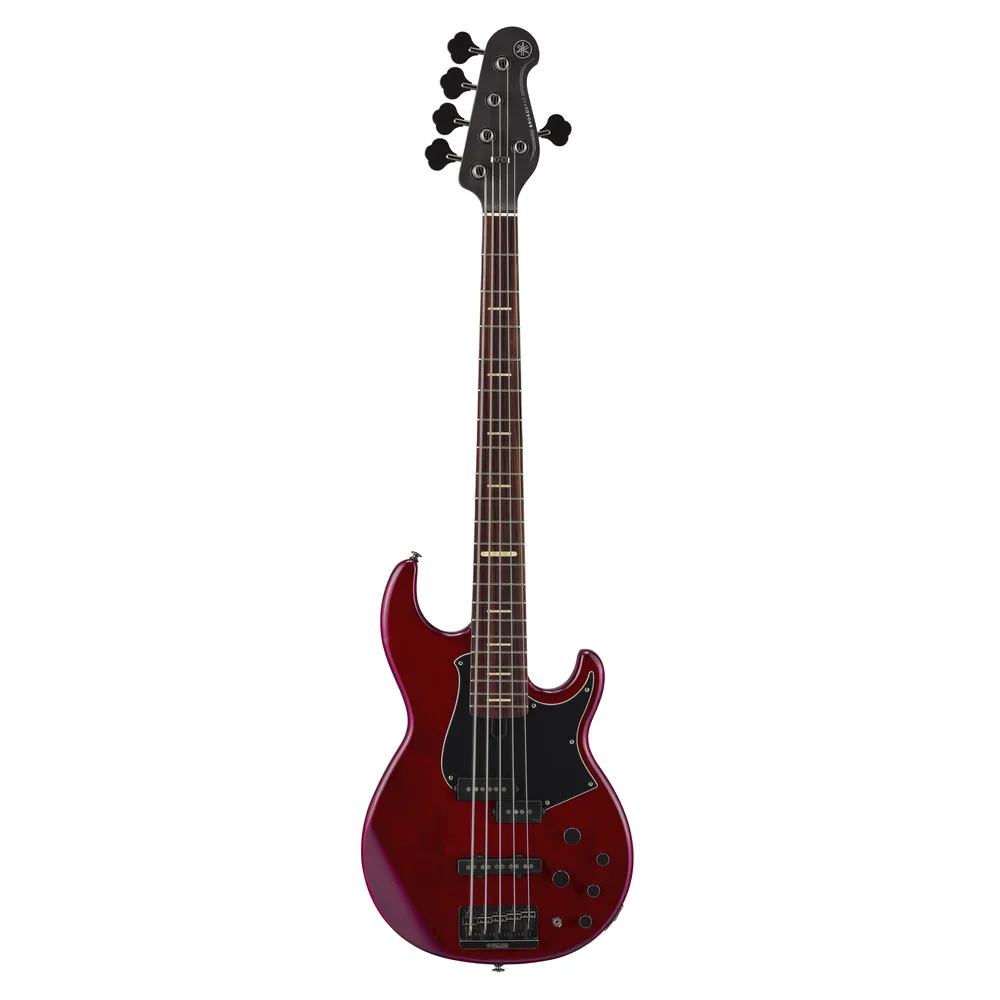 Yamaha BB735A 5 String Electric Bass Guitar | Fired Red