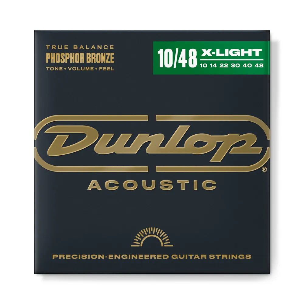 Dunlop 10-48 Phosphor Bronze Acoustic Guitar Strings