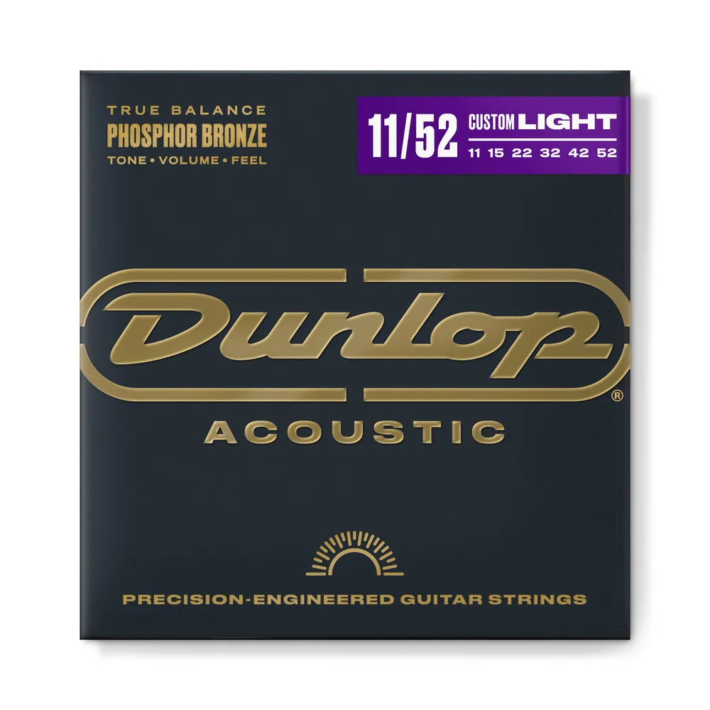 Dunlop 11-52 Phosphor Bronze Acoustic Guitar Strings