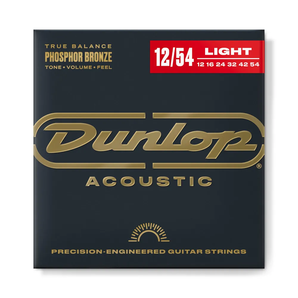 Dunlop 12-54 Phosphor Bronze Acoustic Guitar Strings