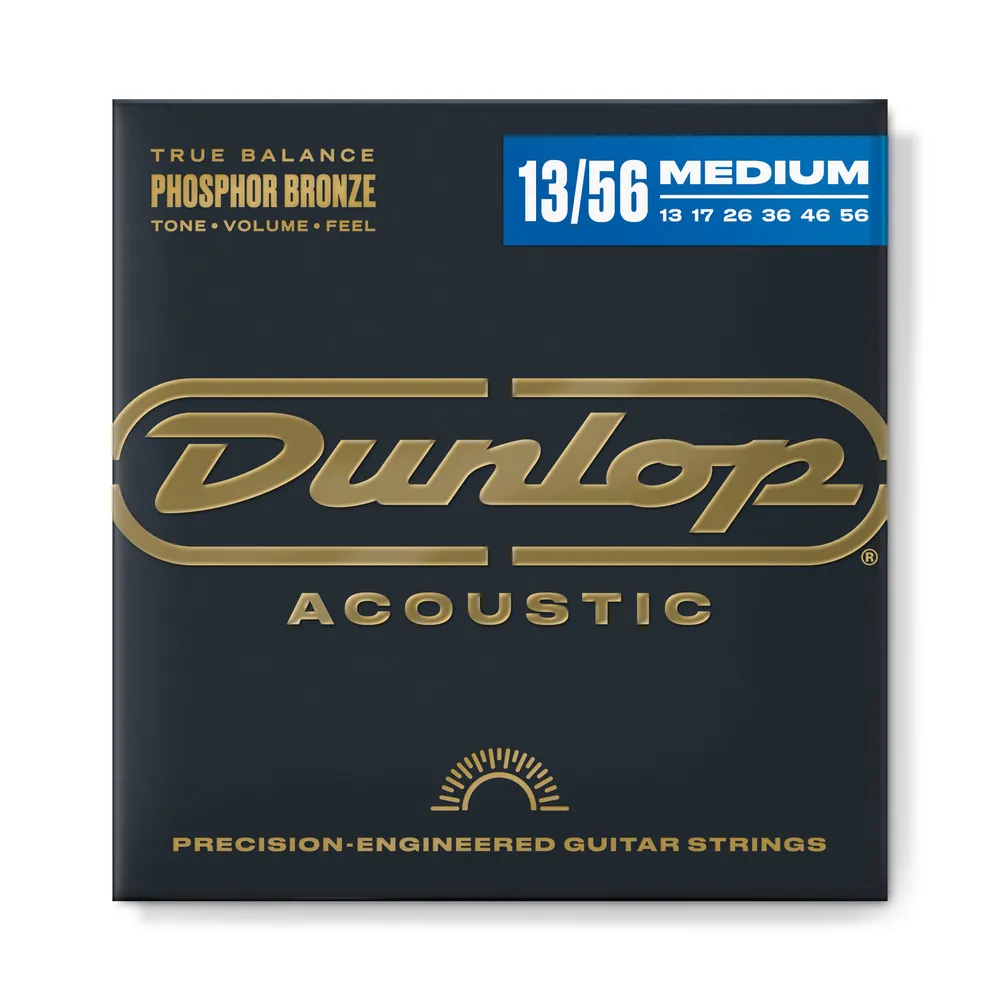 Dunlop 13-56 Phosphor Bronze Acoustic Guitar Strings