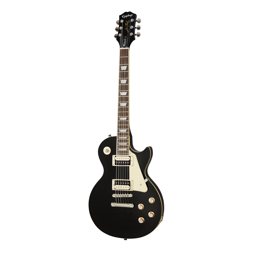 epiphone les paul black guitar