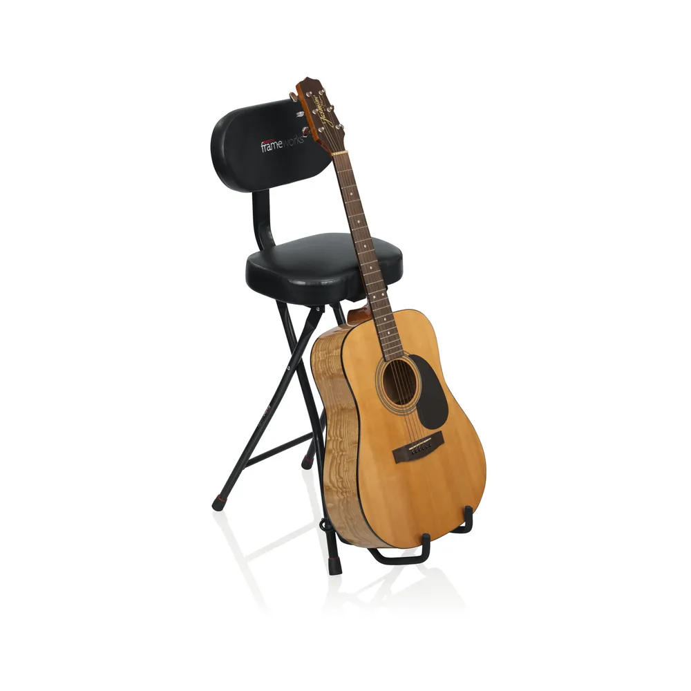 Gator GFW GTR SEAT Guitar Seat Stand Combo Bashs Music