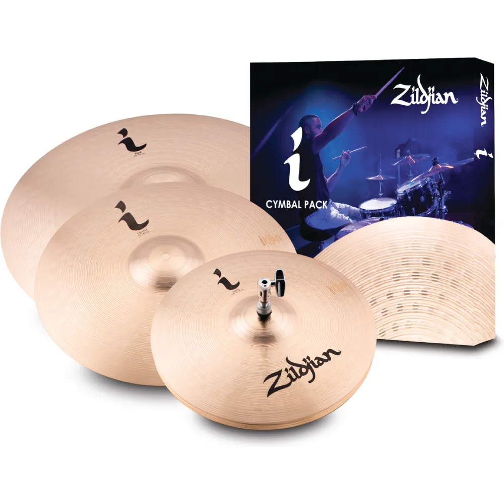 Zildjian I Series Standard Cymbal Set Pack 14 Inch Hi-Hats 16 Crash 20 Ride