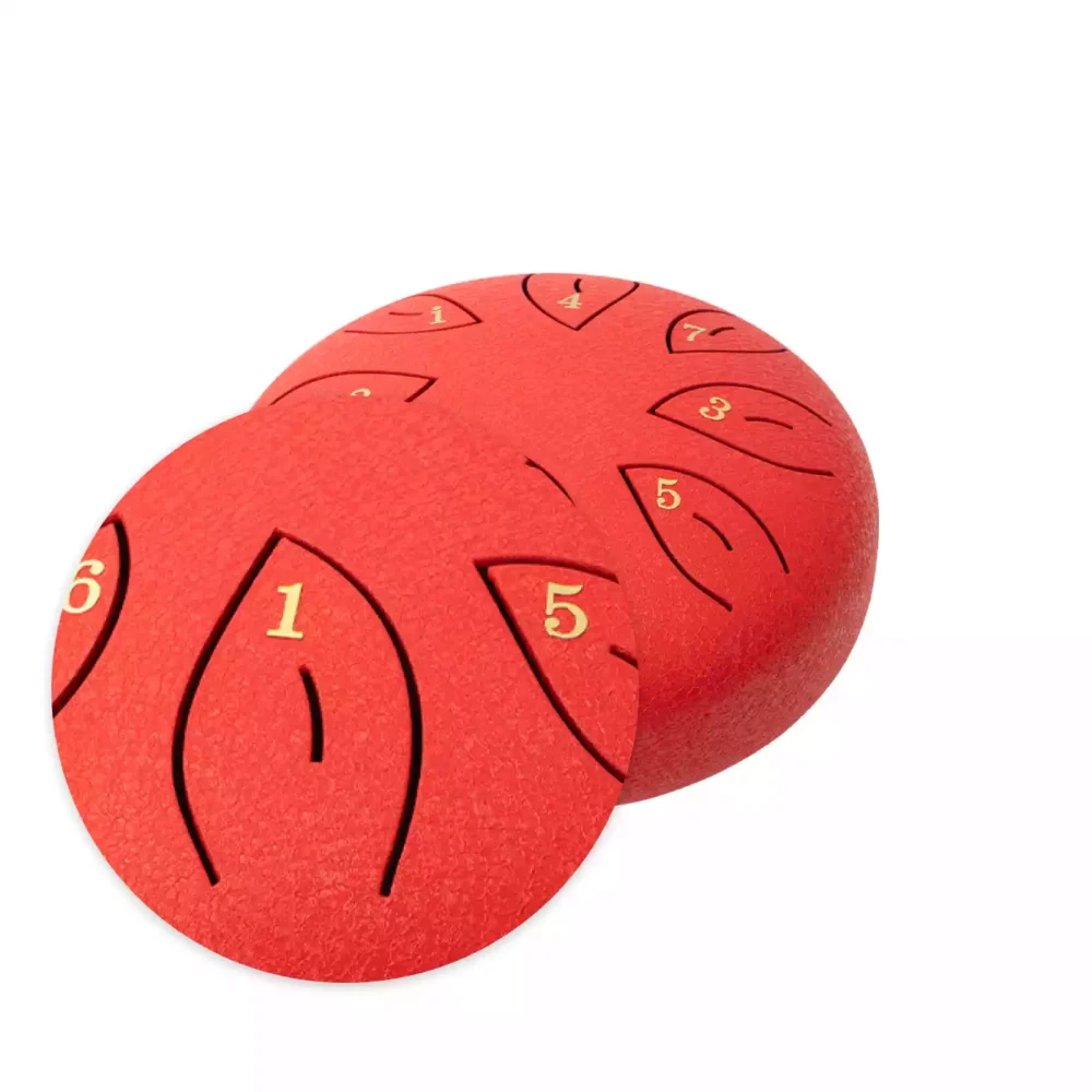 Mano Percussion MPC36RD 6 Inch Tongue Drum - Red - Image 2