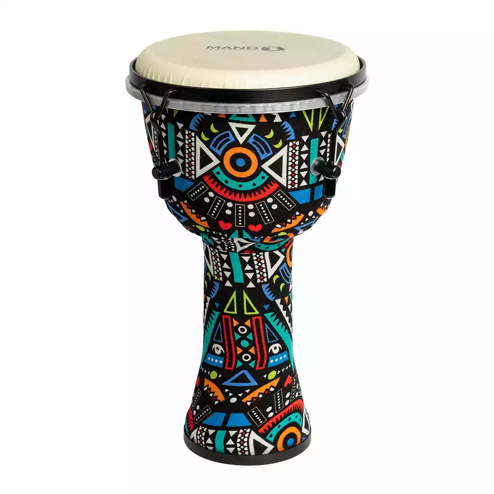 Mano Percussion MPC44AD 8 Inch Pre-Tuned Djembe - Aztec Disco