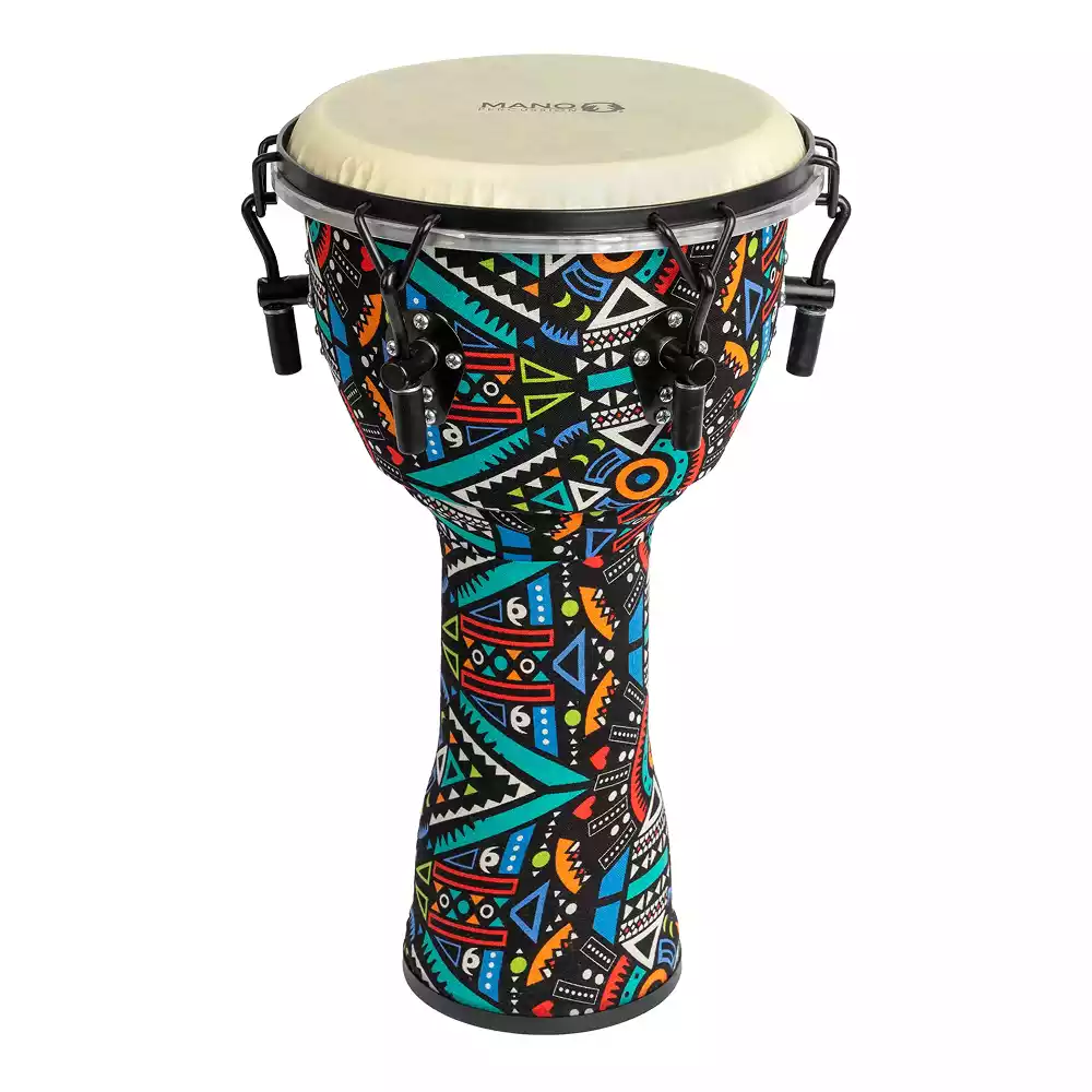 Mano Percussion MPC45AD 10 Inch Pre-Tuned Djembe - Aztec Disco