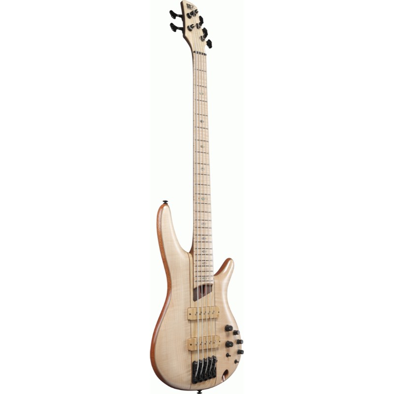 Ibanez Sr5fmdx2 Natural Low Gloss Premium 5 String Bass With Bag Bashs Music