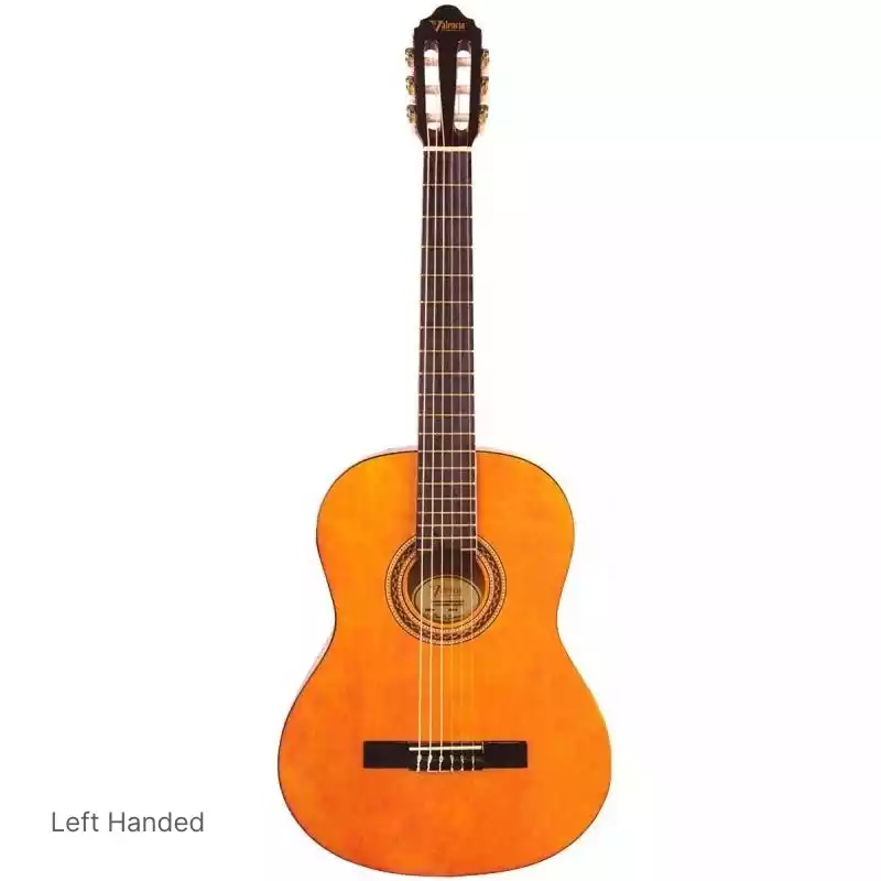 Valencia VC202 1/2 Size Classical Left Handed Nylon Guitar Antique Natural