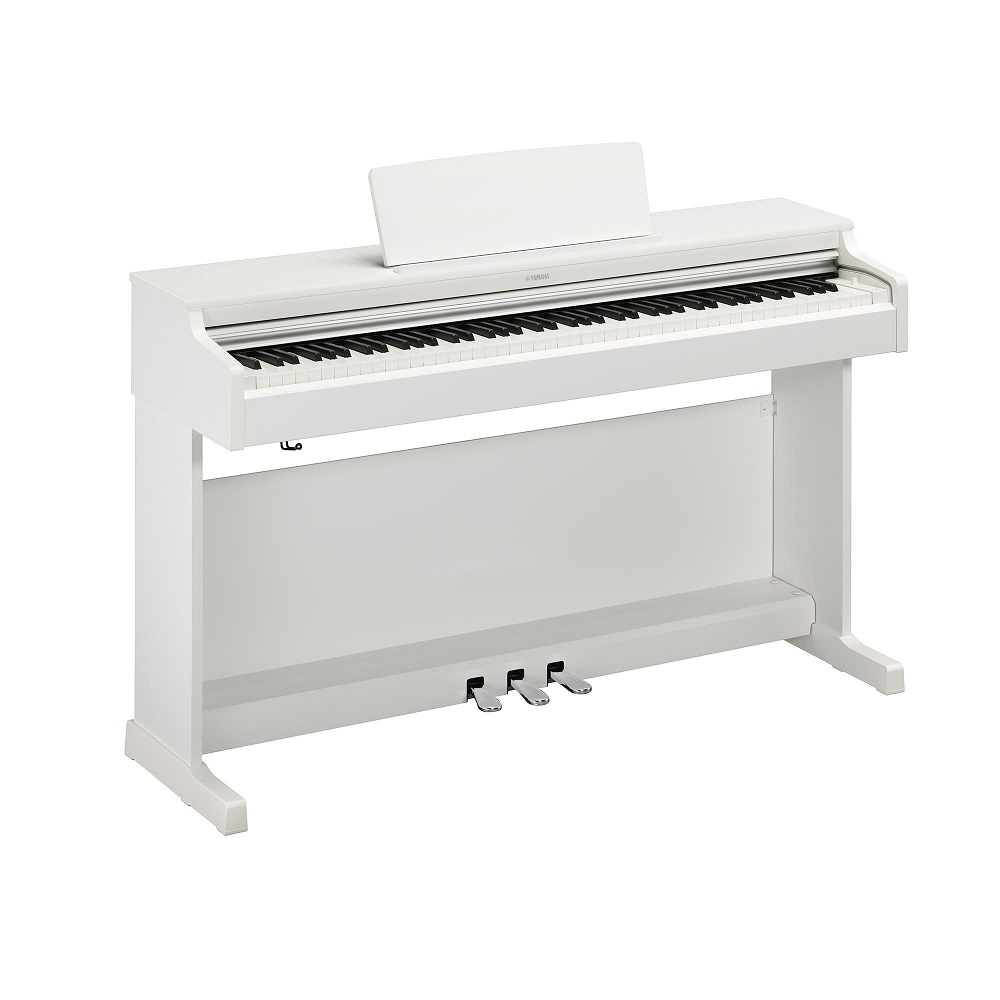 white digital piano weighted keys