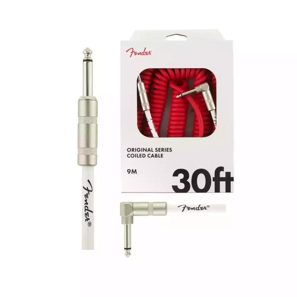 Fender Original Series Coil Instrument Cable - Fiesta Red 30 ft - Image 2